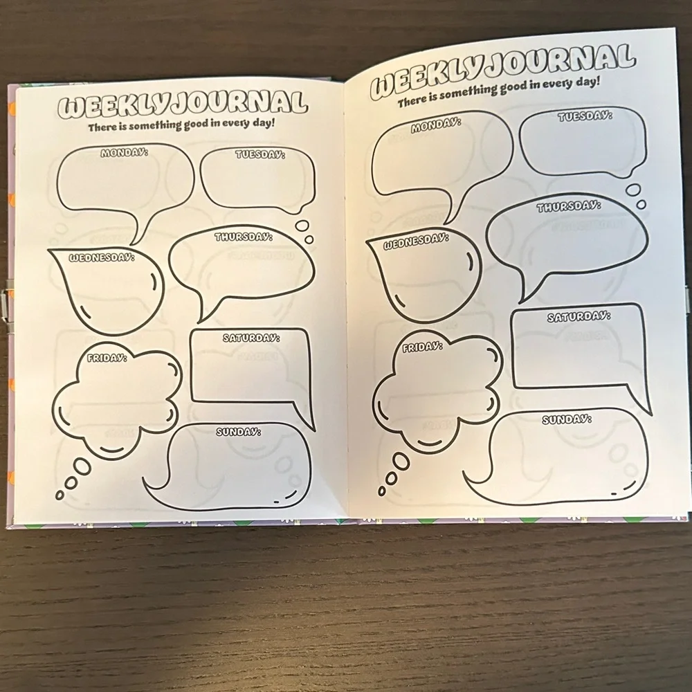 Locking Guided Journal with Keys and a Pen
